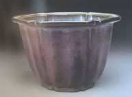 玫瑰紫釉葵花式花盆